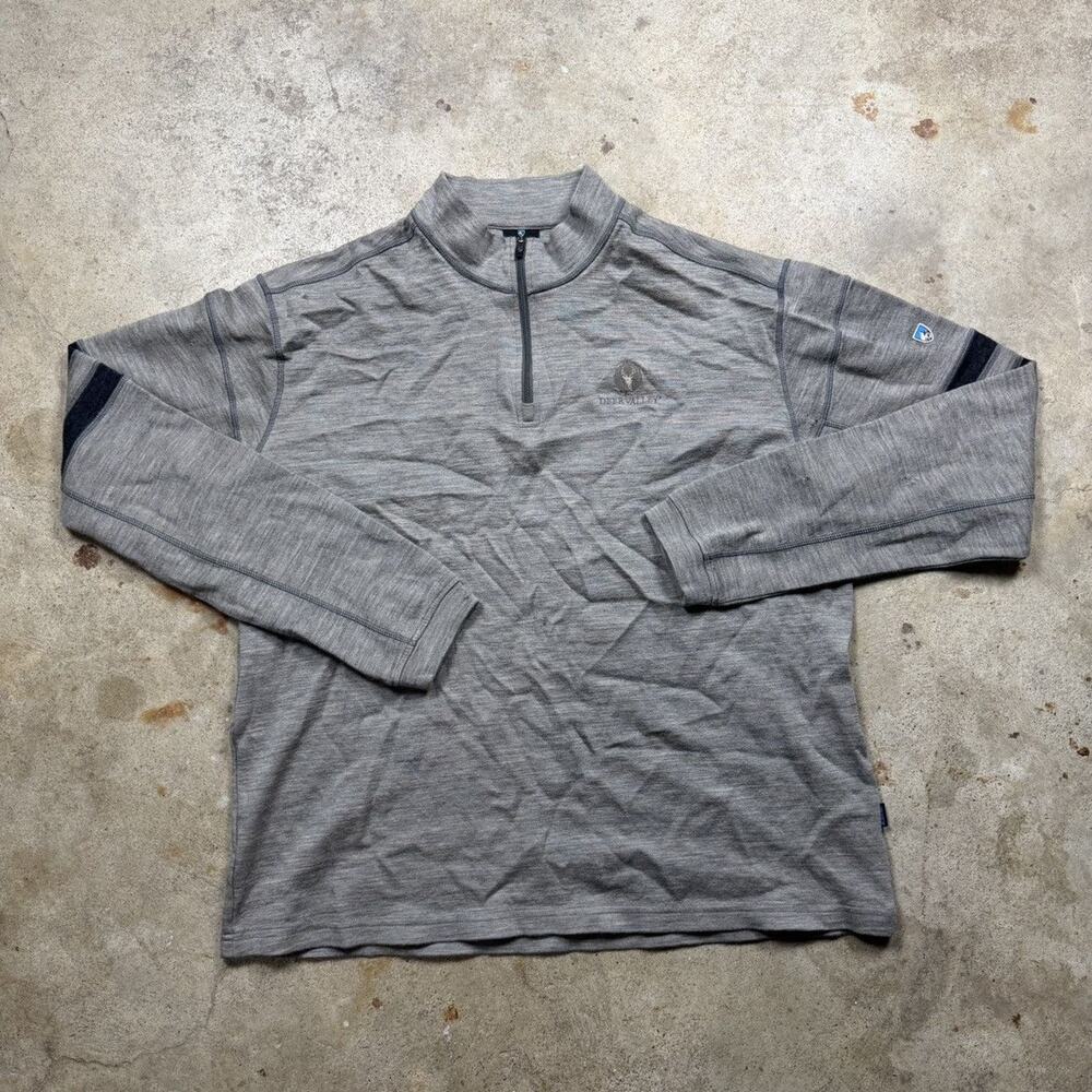 Beige Kuhl Outdoors Nature Quarter Zip Size XXL